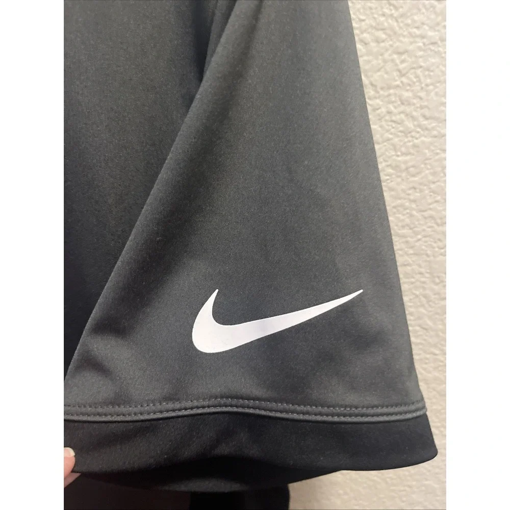 Nike Shirt‎ Men's Large Gray San Francisco 49ers Dri Fit Performance Polo Logo